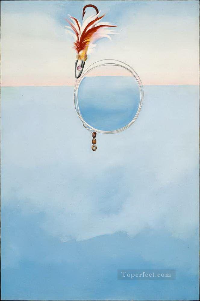 ハワイからの釣り針 No2 ジョージア・オキーフ アメリカのモダニズム 精密主義油絵